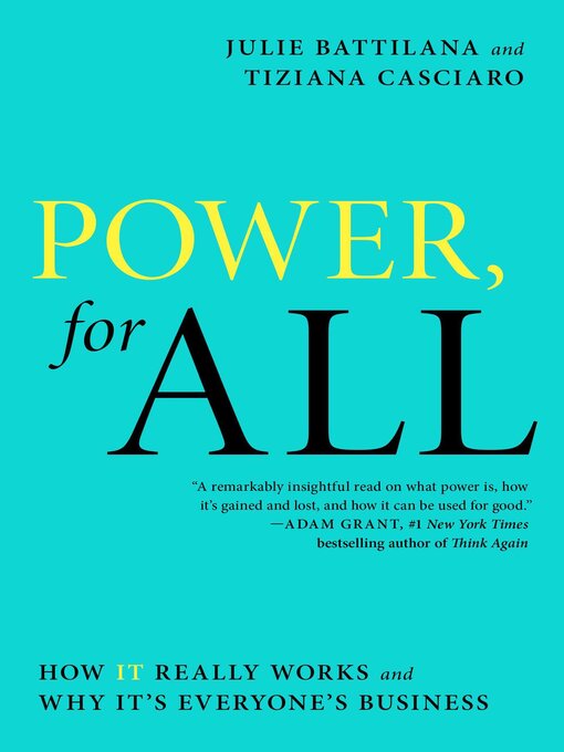 Title details for Power, for All by Julie Battilana - Wait list